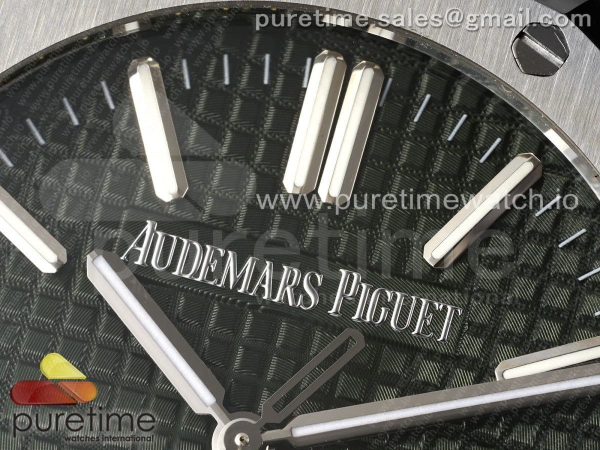 Royal Oak 41mm 15500 SS BF 1:1 Best Edition Green Textured Dial on SS Bracelet A4302 - Image 5
