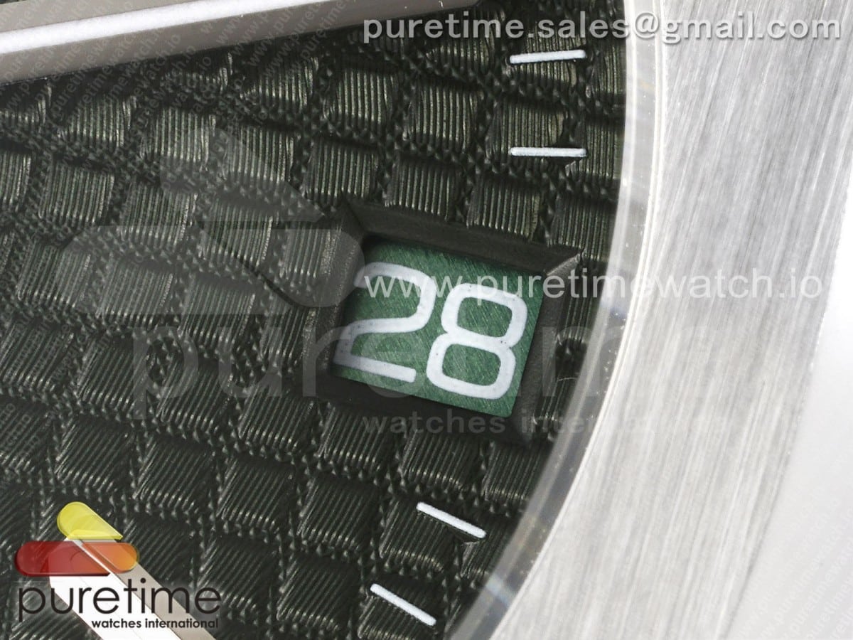 Royal Oak 41mm 15500 SS BF 1:1 Best Edition Green Textured Dial on SS Bracelet A4302 - Image 4