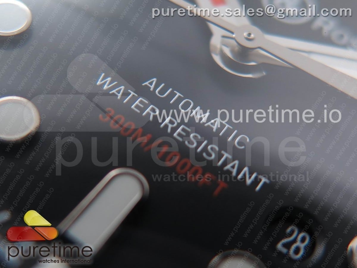 BR 03-92 Diver SS 1:1 Best Edition Black Dial on Rubber Strap MIYOTA 9015 (Free Nylon Strap) V2 - Image 6