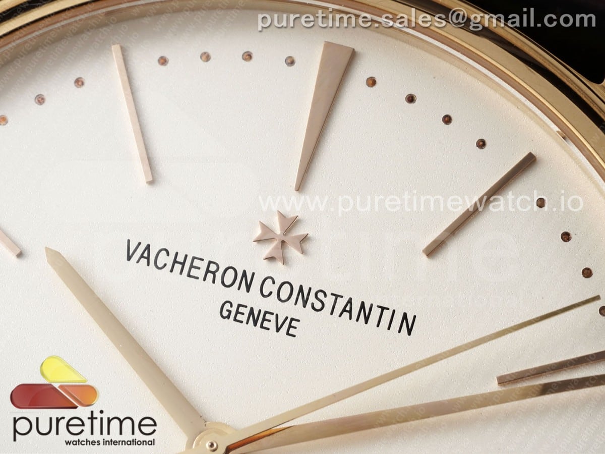 Patrimony Date RG PPF 1:1 Best Edition White Dial on Brown Leather Strap MIYOTA 9015 - Image 3