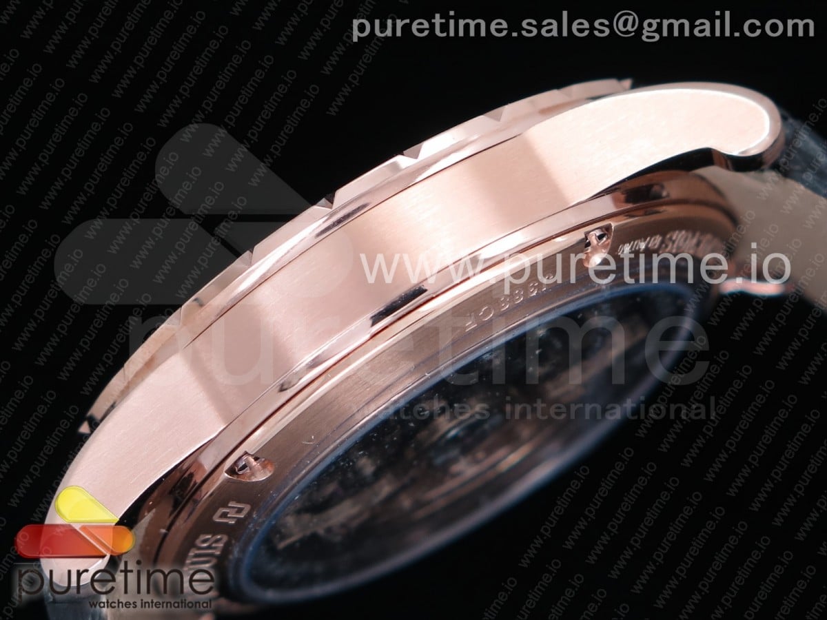 Excalibur 42mm Dbex0536 RG RDF 1:1 Best Edition Silver Dial on Black Leather Strap A830 - Image 7