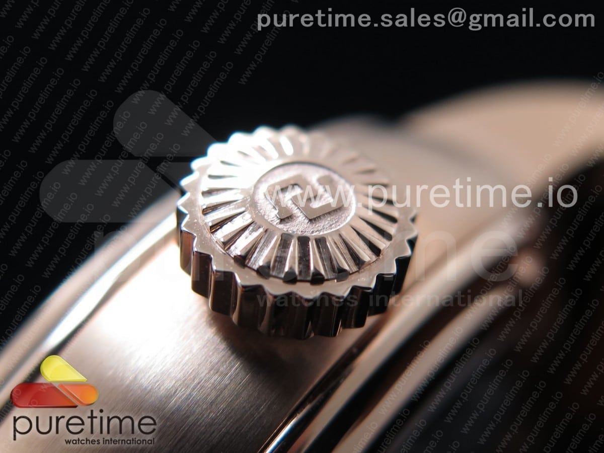 Hommage Double Flying Tourbillon RG JBF Gold Dial on Black Croco Leather Strap - Image 7